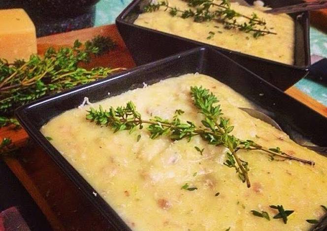 Resep Creamy Potato, Bacon & Leek Soup Resep Creamy Potato, Bacon & Leek Soup