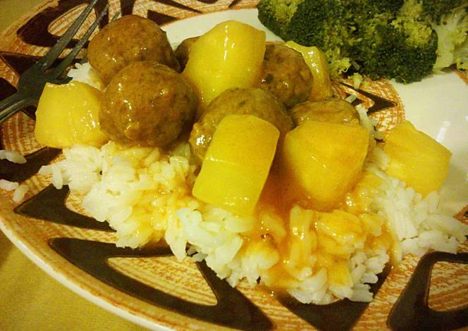Resep Sweet N' Sour Meatballs Resep Sweet N' Sour Meatballs