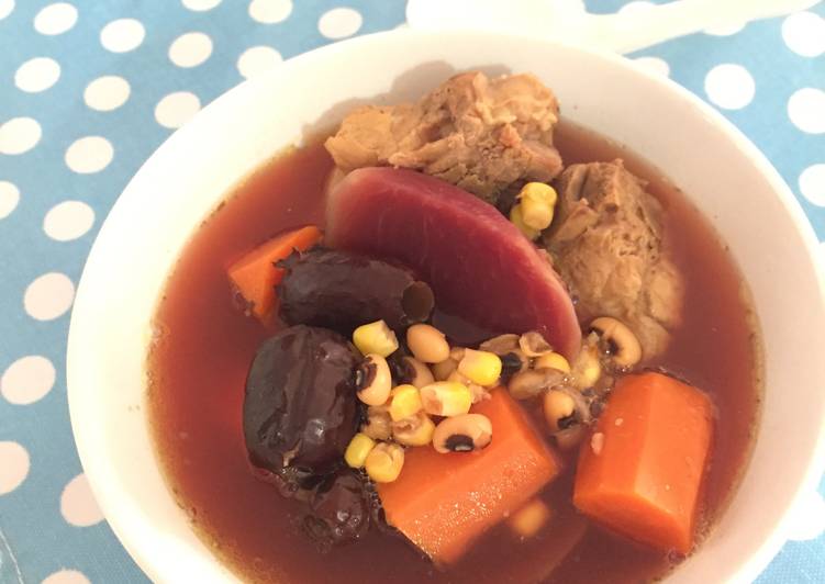 Chinese Beetroot & Carrot Soup Recipe by Shasha Cookpad
