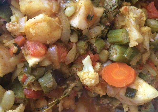 Resep Hearty Vegetable Curry