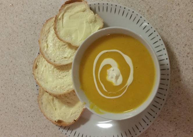 Resep Pumpkin soup Resep Pumpkin soup