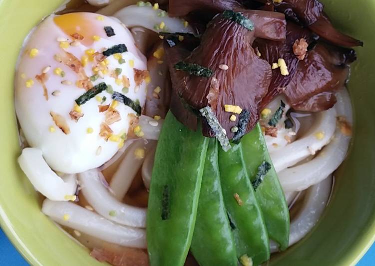 Tsukimi Udon Recipe by KingCrimson Cookpad