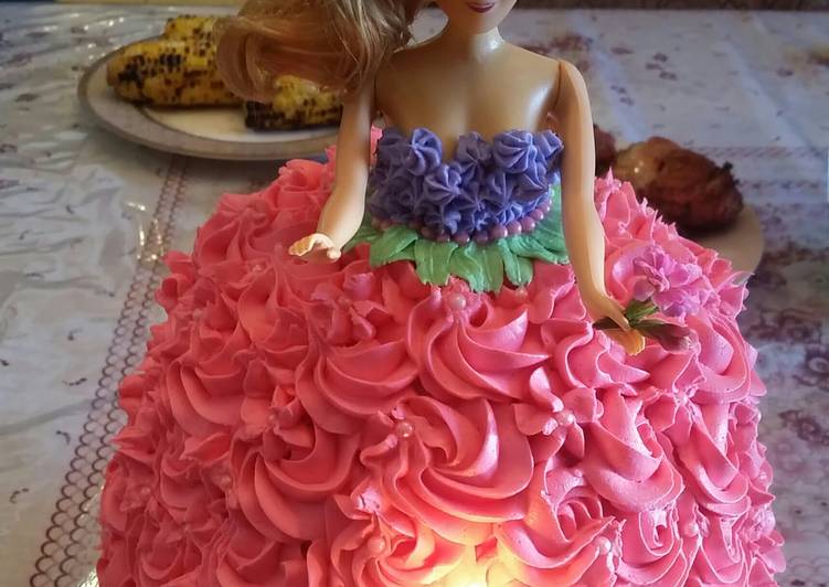 Barbie Birthday Cake Recipe By Reny Cookpad