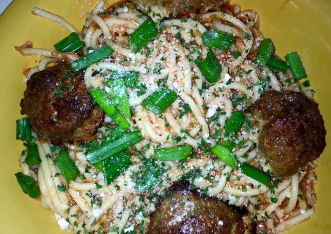 Resep 4 Cheese Meatballs And Spaghetti
