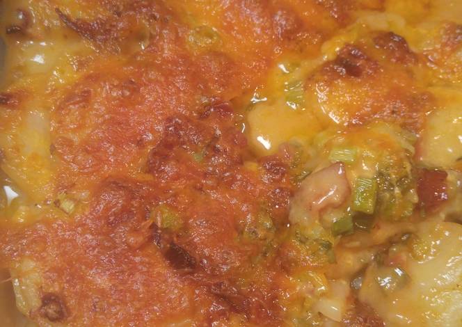 Resep Cheddar Bacon Potatoes Resep Cheddar Bacon Potatoes