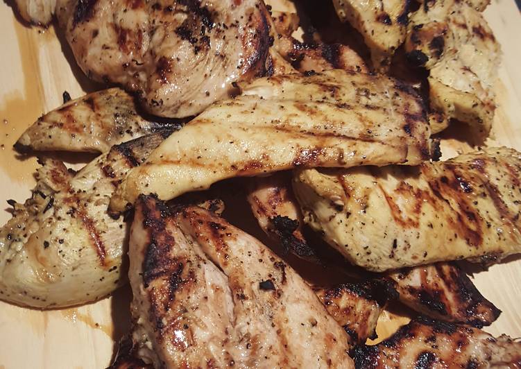 Grilled Lemon Pepper Chicken Recipe By That Girl Can Cook Cookpad