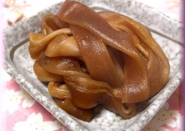 For SushiSlowly Stewed Kampyo (Dried Gourd) Recipe by cookpad.japan Cookpad