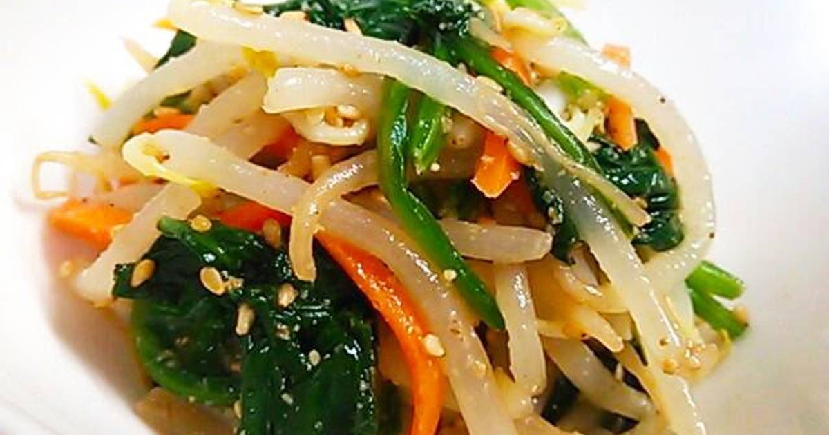 Mixed Bean Sprout Namul Using a Namul Base Recipe by cookpad.japan