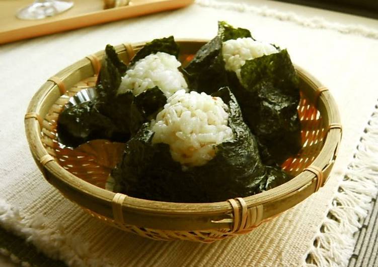 Bonito Flake Rice Ball Bento Recipe by cookpad.japan Cookpad