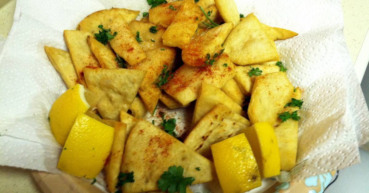 Garlic pita chips recipes 5 recipes Cookpad