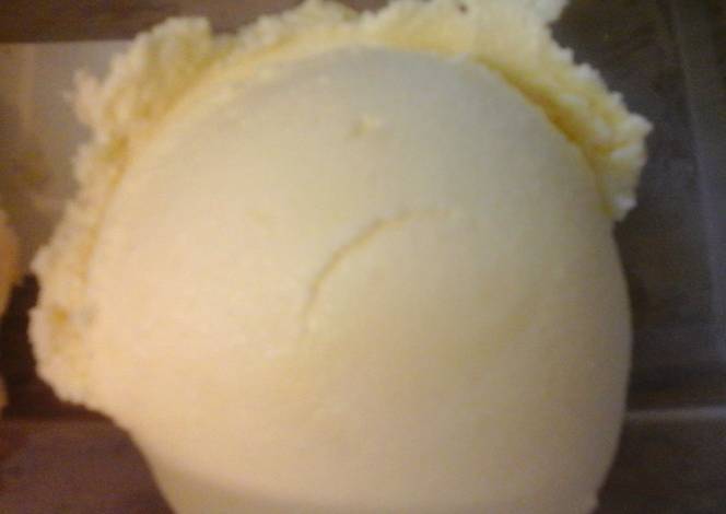 Resep Vanilla ice cream from Andrew James recipe book 👅