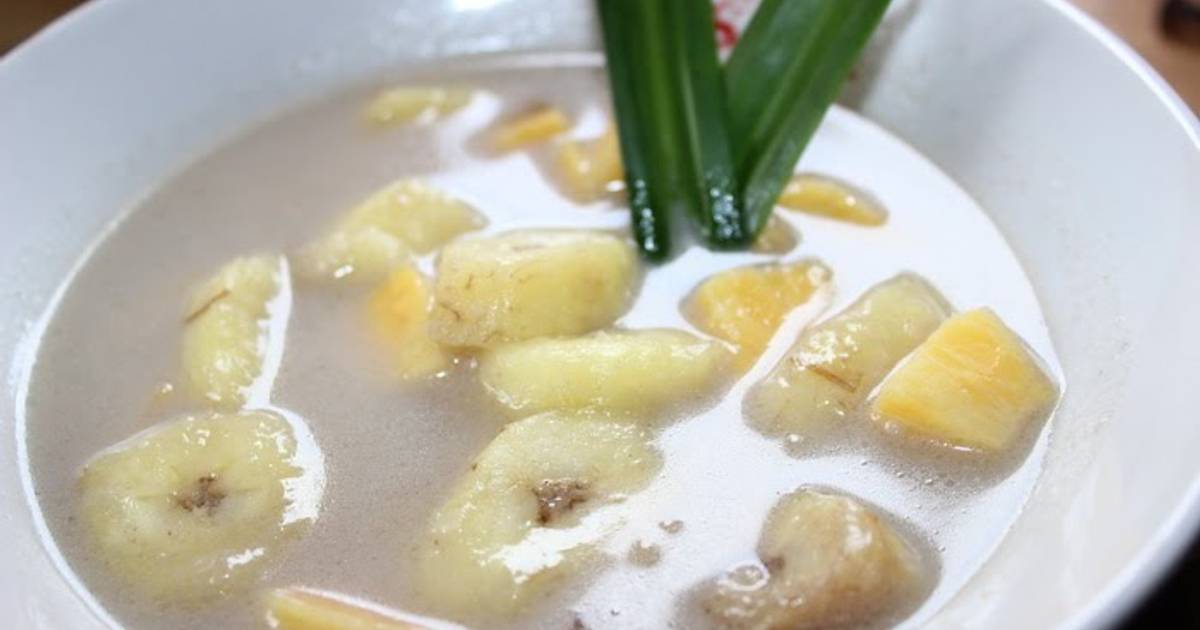  Kolak  Ubi  and Pisang  Stewed Sweet Potato and Banana in 