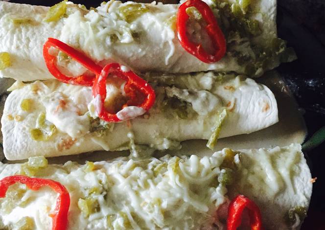 Resep Chicken Enchiladas With Sour Cream White Sauce Resep Chicken Enchiladas With Sour Cream White Sauce
