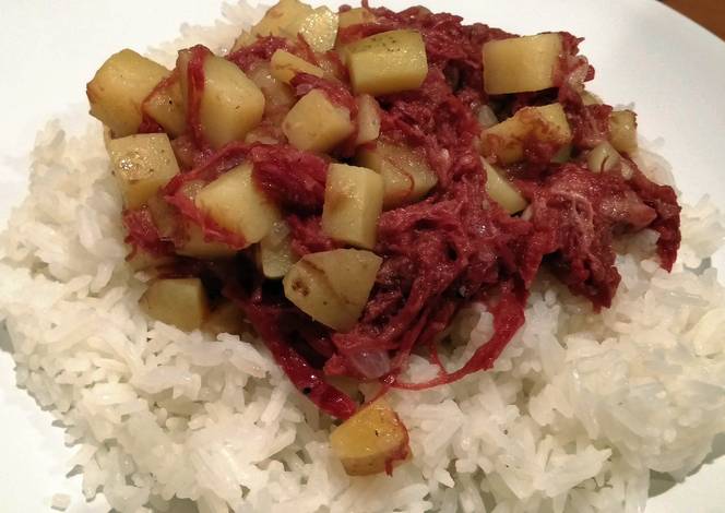 Better Filipino Corned Beef Recipe by downshift_wot Cookpad