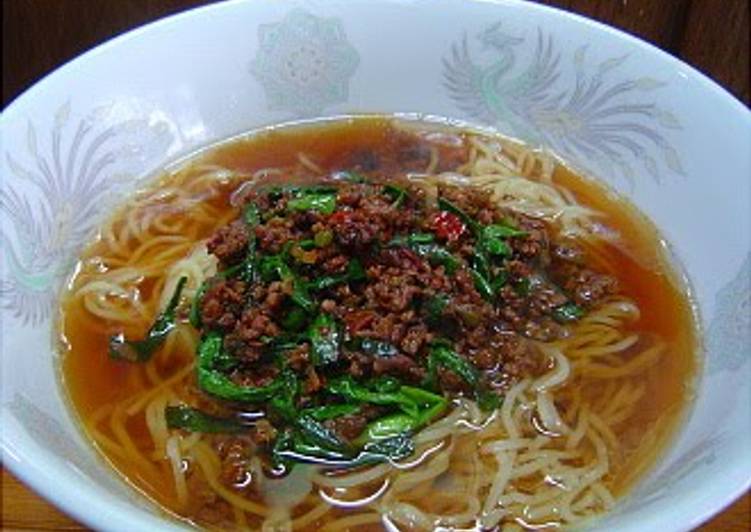 NagoyaStyle SuperSpicy Taiwan Ramen Recipe by cookpad.japan Cookpad