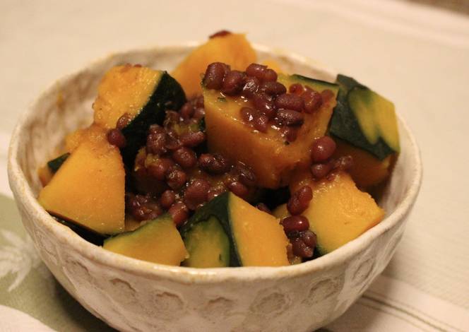 Resep Itoko-ni Pumpkin and Azuki bean Resep Itoko-ni Pumpkin and Azuki bean