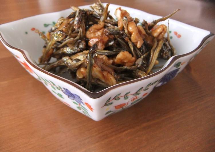Osechi (New Year's Dish) Made Easy! Tazukuri (Candied Dry Sardines