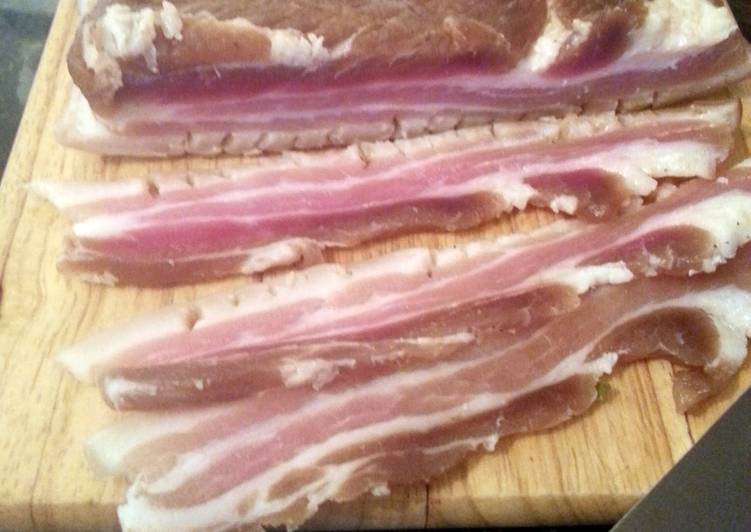 10 Day Pork Belly Cure for Bacon Recipe by Gina Cookpad