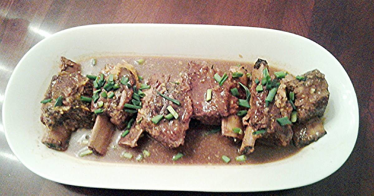 Tender Beef Short Ribs Recipe by fenway - Cookpad
