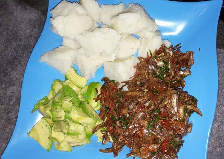 Fried omena Recipe by ken raila Cookpad
