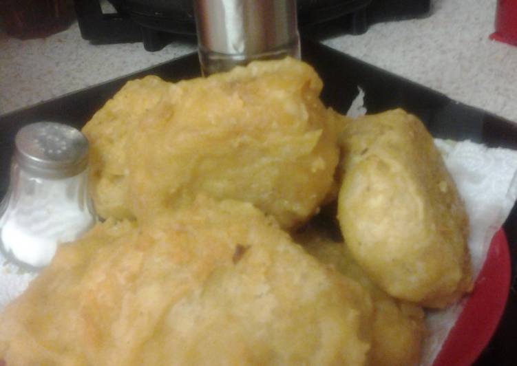 My Chip Shop Battered Potato Scallops 😚 Recipe by Maureen Cookpad