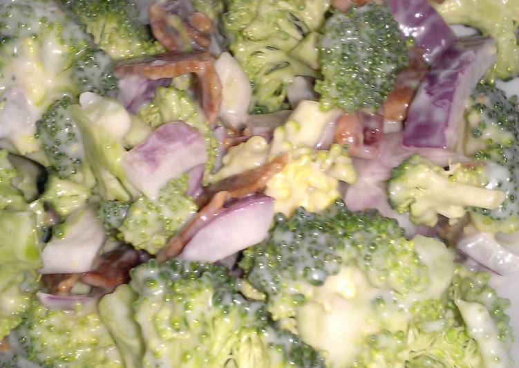 ~ Tangy Broccoli Salad ~ Recipe by Pam Pammie ~ Livetoride ~♥  Cookpad