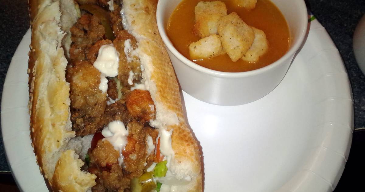 New Orleans Fried Oyster Po"boy Recipe by swimmerjs Cookpad