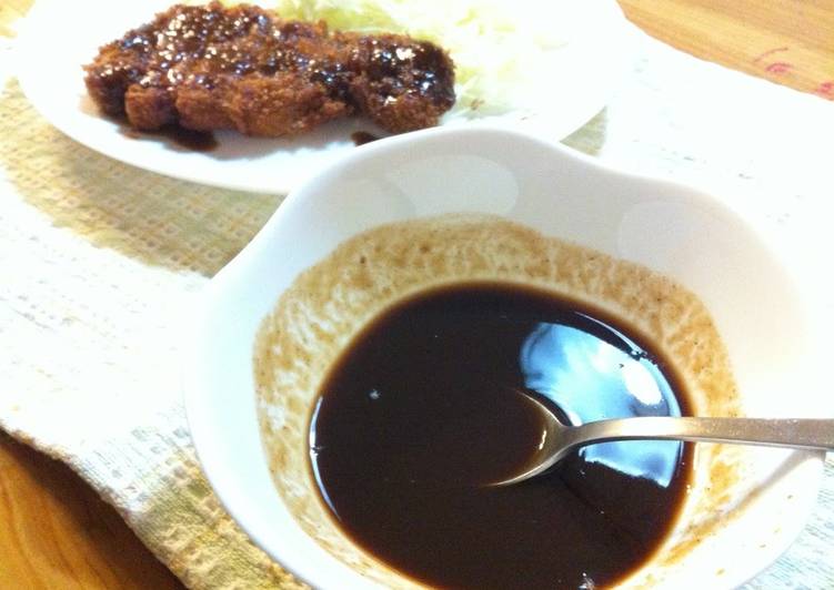 Easy! Tonkatsu Sauce☆ Recipe by cookpad.japan Cookpad