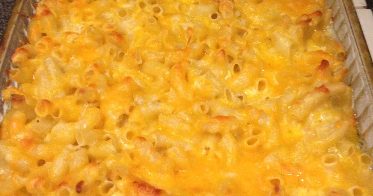 easy baked macaroni and cheese with egg