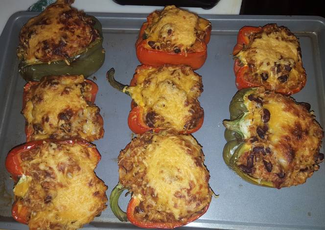 Resep Stuffed peppers Resep Stuffed peppers