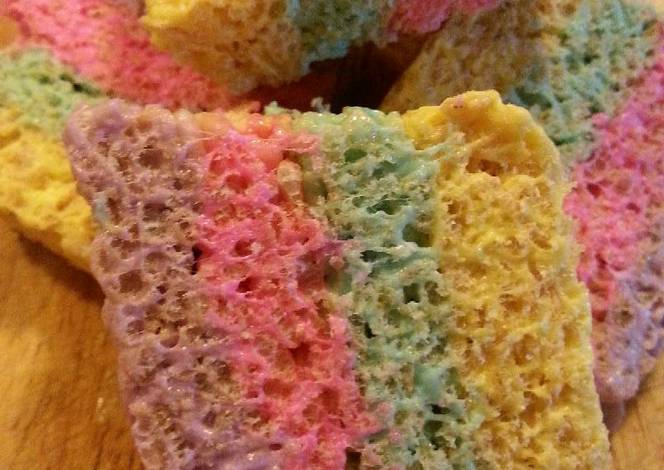 Resep Layered "Peeps" Rice Krispie Treats