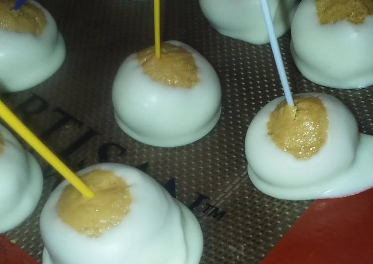 White Chocolate Peanut Butter Balls Recipe by mmmnomz by bonz Cookpad