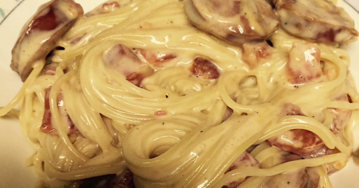 Angel Hair Pasta With Smoked Sausage Recipe by Sara 