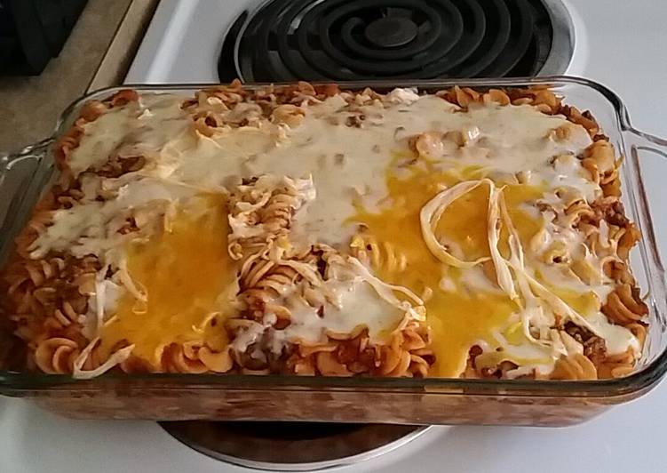 Baked Rotini Recipe by Destany M - Cookpad