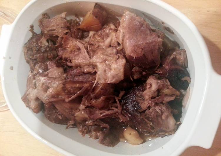 Crock Pot Slow Cooker Pork Picnic Shoulder Roast Recipe by xoxToyxox