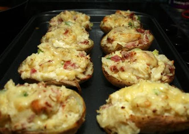 Resep Stuffed baked potatoes Resep Stuffed baked potatoes