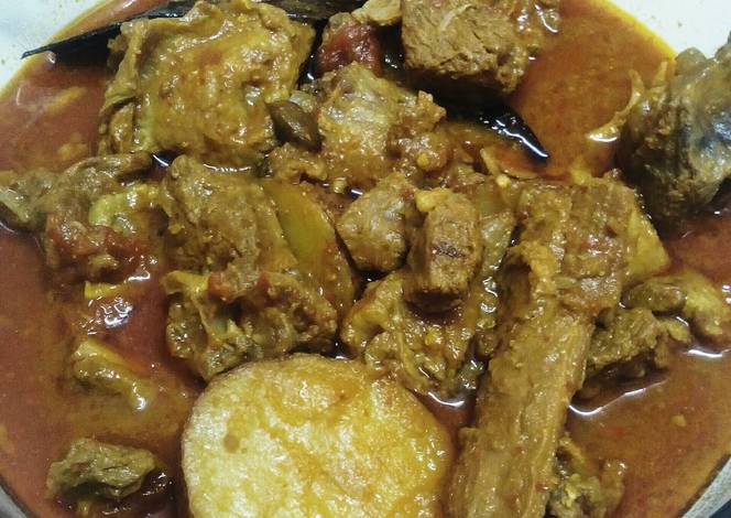 Resep Goat Potato Curry