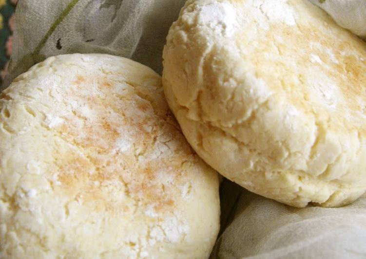 SconeStyle Biscuits in a Microwave and a Frying Pan Recipe by cookpad