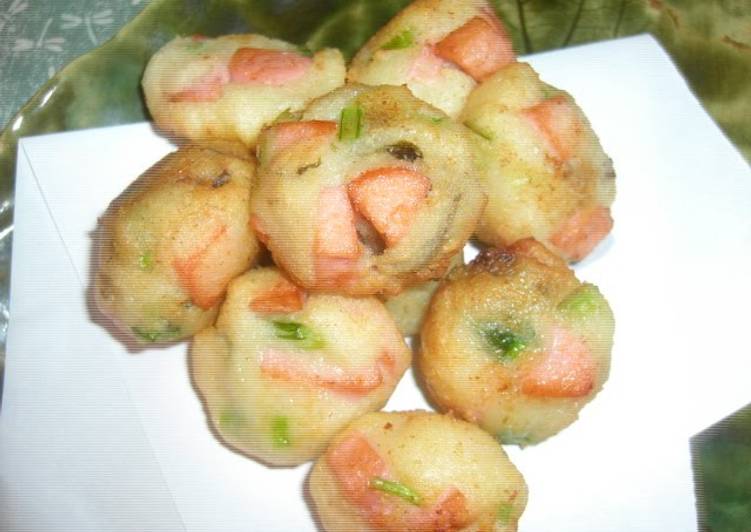 DeepFried Fish Sausage & Okara Balls Recipe by cookpad.japan Cookpad