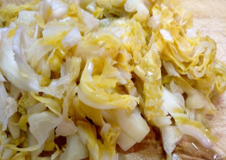 Homemade Sauerkraut (Brine method for whole, half or