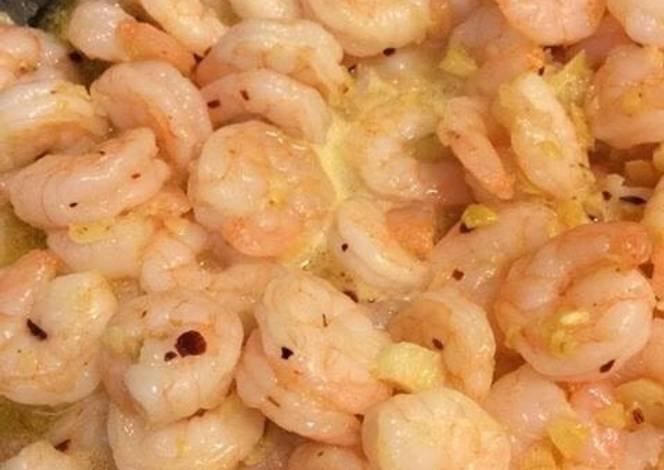 Resep Shrimp in garlic with spicy flavor!!!