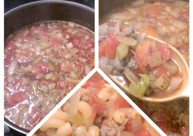 Resep Beef and noodle soup Resep Beef and noodle soup