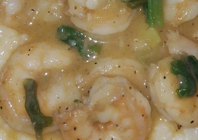 Resep Simply Spicy Shrimp n Grits