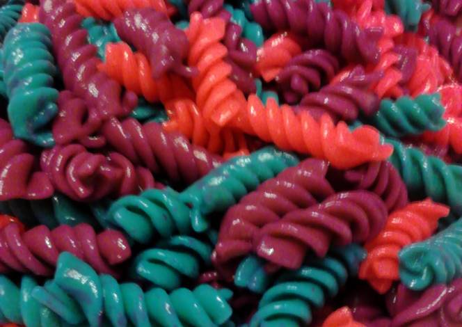how rainbow pasta Pasta by  Recipe  renee ~ Cookpad Holiday Rainbow Colored