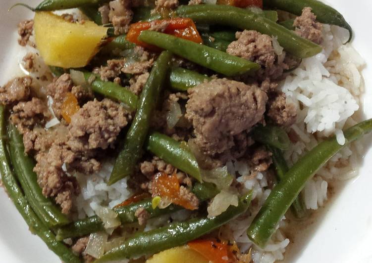 Healthy Filipino Green Bean "Stew" Recipe by Kellie Ro