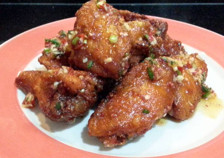 Chinese Buffalo Wings With Thai Sweet Chili Flavour Recipe by Lee Goh ...