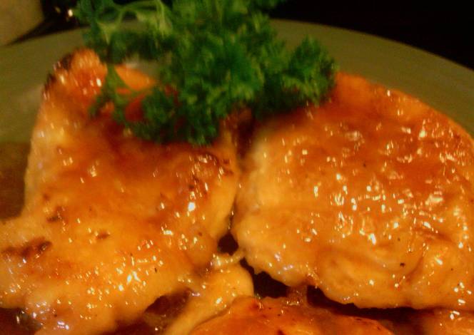 Resep sunshine's sweet lemon chicken