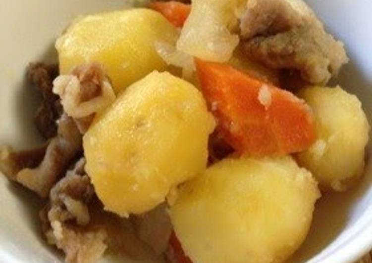 My TooEasy Nikujaga (Japanese Simmered Meat and Potatoes) Recipe by