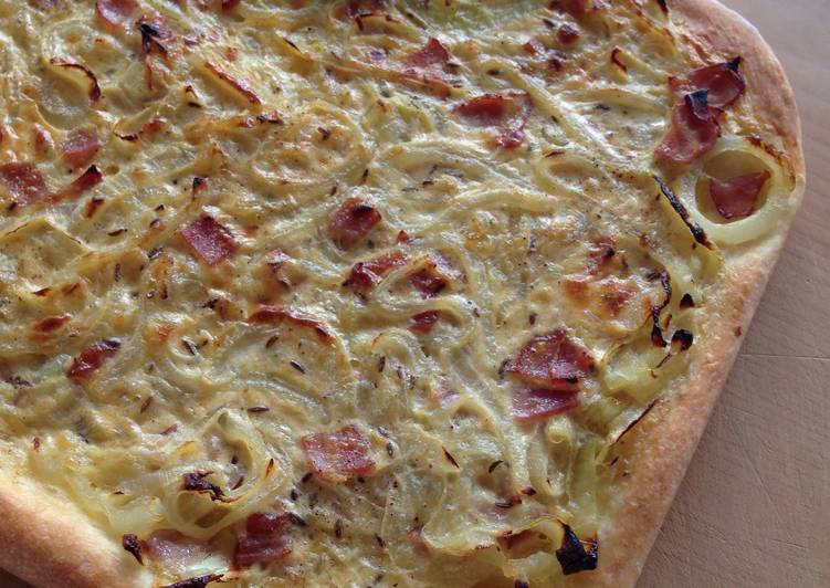 Schwäbisch Zwiebelkuchen (Southern German Onion Tart) Recipe by Felice