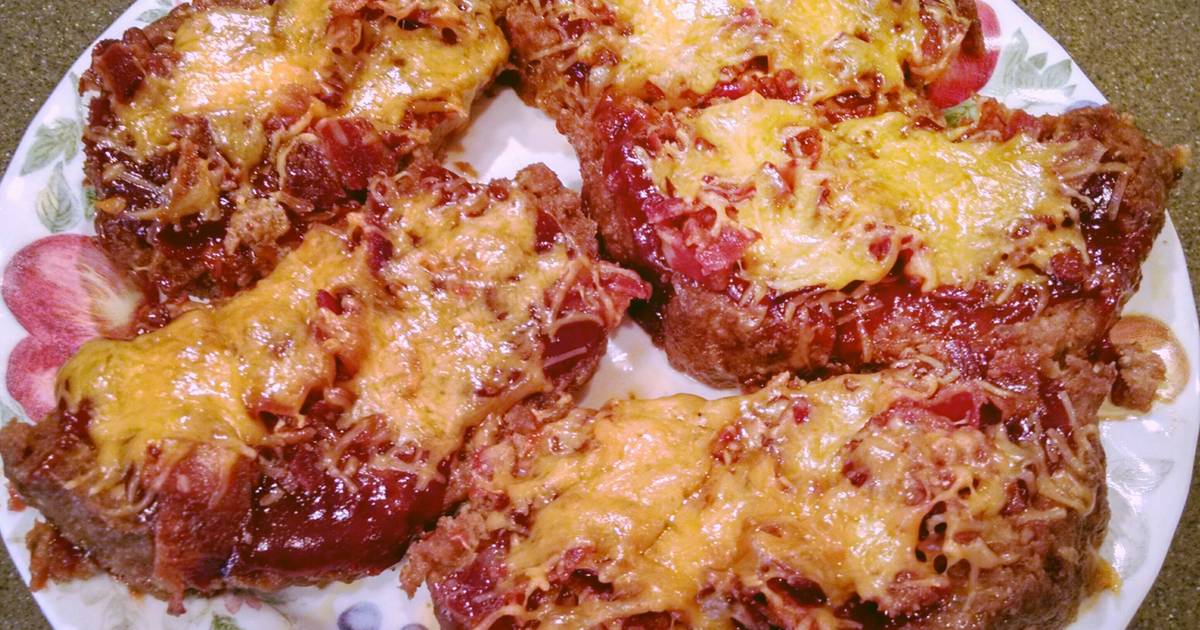 Bacon, Barbecue and Cheese Smothered Leftover Meatloaf Recipe by Bridget - Cookpad